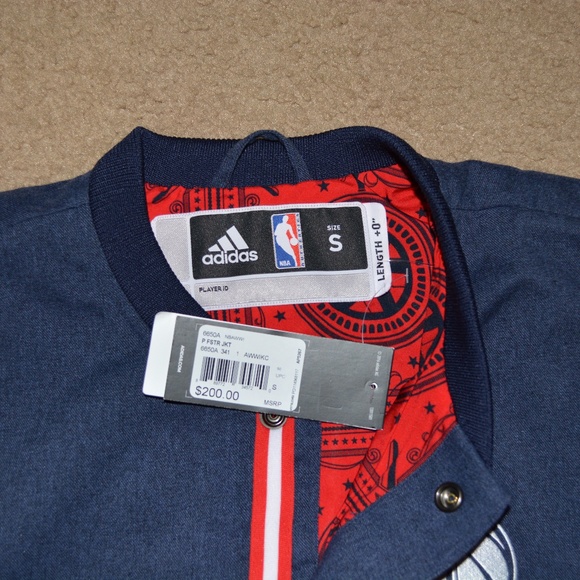 Adidas Washington Wizards On Court Warm-Up Jacket - Picture 4 of 5